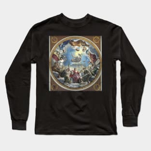 Orazio Gentileschi,An Allegory of Peace and the Arts Long Sleeve T-Shirt